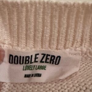 Double Zero Ivory Knit Top